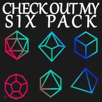 Check Out My Six Pack Dice For Dragons Hoodie thumb 2