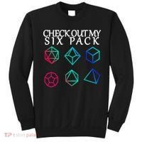 Check Out My Six Pack Dice For Dragons Sweatshirt thumb 0