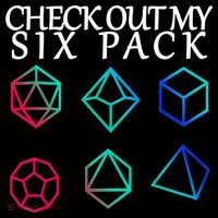 Check Out My Six Pack Dice For Dragons Women's Hoodie thumb 2