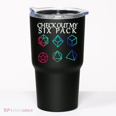 Check Out My Six Pack Dice For Dragons Tumbler