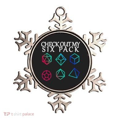 Check Out My Six Pack Dice For Dragons Ornament