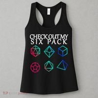 Check Out My Six Pack Dice For Dragons Women's Tank Top thumb 3