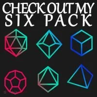 Check Out My Six Pack Dice For Dragons Women's Tank Top thumb 5