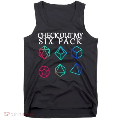 Check Out My Six Pack Dice For Dragons Tank Top