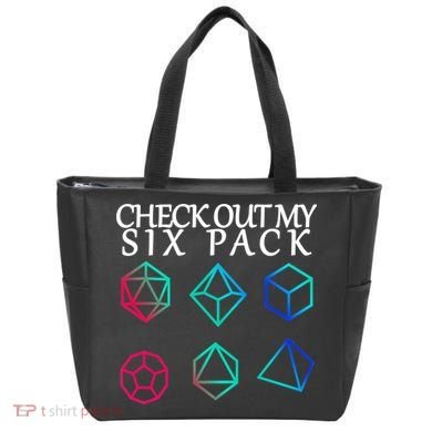 Check Out My Six Pack Dice For Dragons Tote Bag