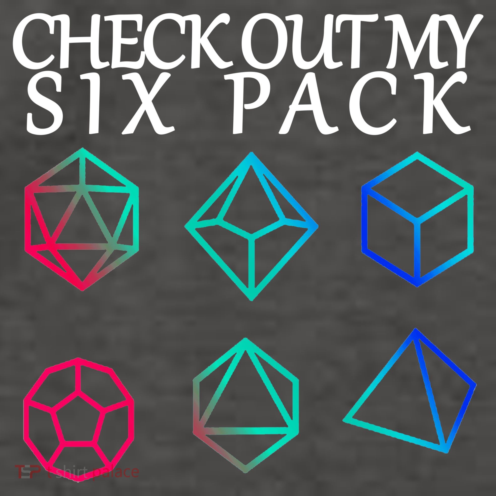Check Out My Six Pack Dice For Dragons Vector Backpack
