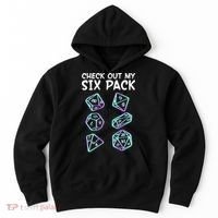 Check Out My Six Pack DND Dice Dungeons And Dragons Hoodie thumb 0