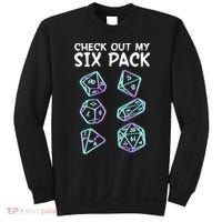 Check Out My Six Pack DND Dice Dungeons And Dragons Sweatshirt thumb 0