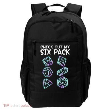 Check Out My Six Pack DND Dice Dungeons And Dragons Backpack