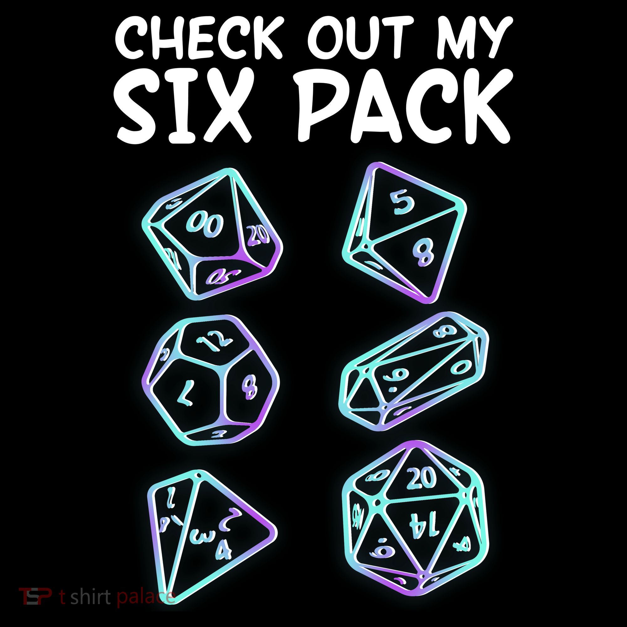 Check Out My Six Pack DND Dice Dungeons And Dragons Tote Bag