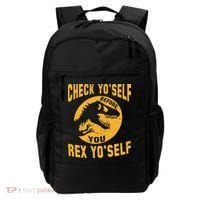 Check Yo'Self Before You Rex Yo'Self Backpack thumb 0