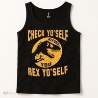 Check Yo'Self Before You Rex Yo'Self Tank Top thumb 2