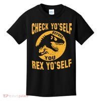 Check Yo'Self Before You Rex Yo'Self Kids T-Shirt thumb 0
