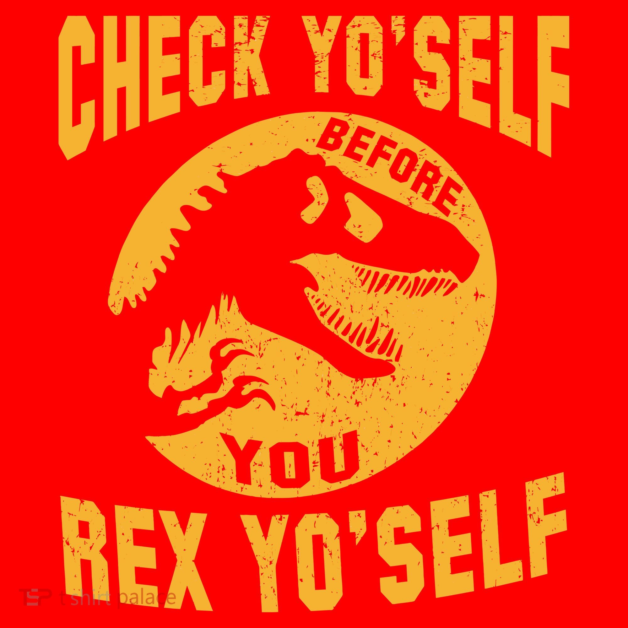 Check Yo'Self Before You Rex Yo'Self Santa Hat