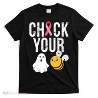 Check Your Boo Bees Breast Cancer Halloween T-Shirt thumb 0