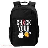 Check Your Boo Bees Breast Cancer Halloween Backpack thumb 0