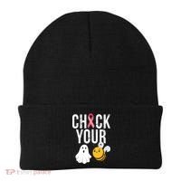 Check Your Boo Bees Breast Cancer Halloween Beanie thumb 0