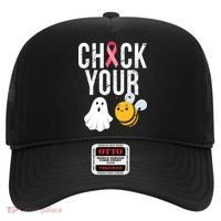 Check Your Boo Bees Breast Cancer Halloween Hat thumb 0