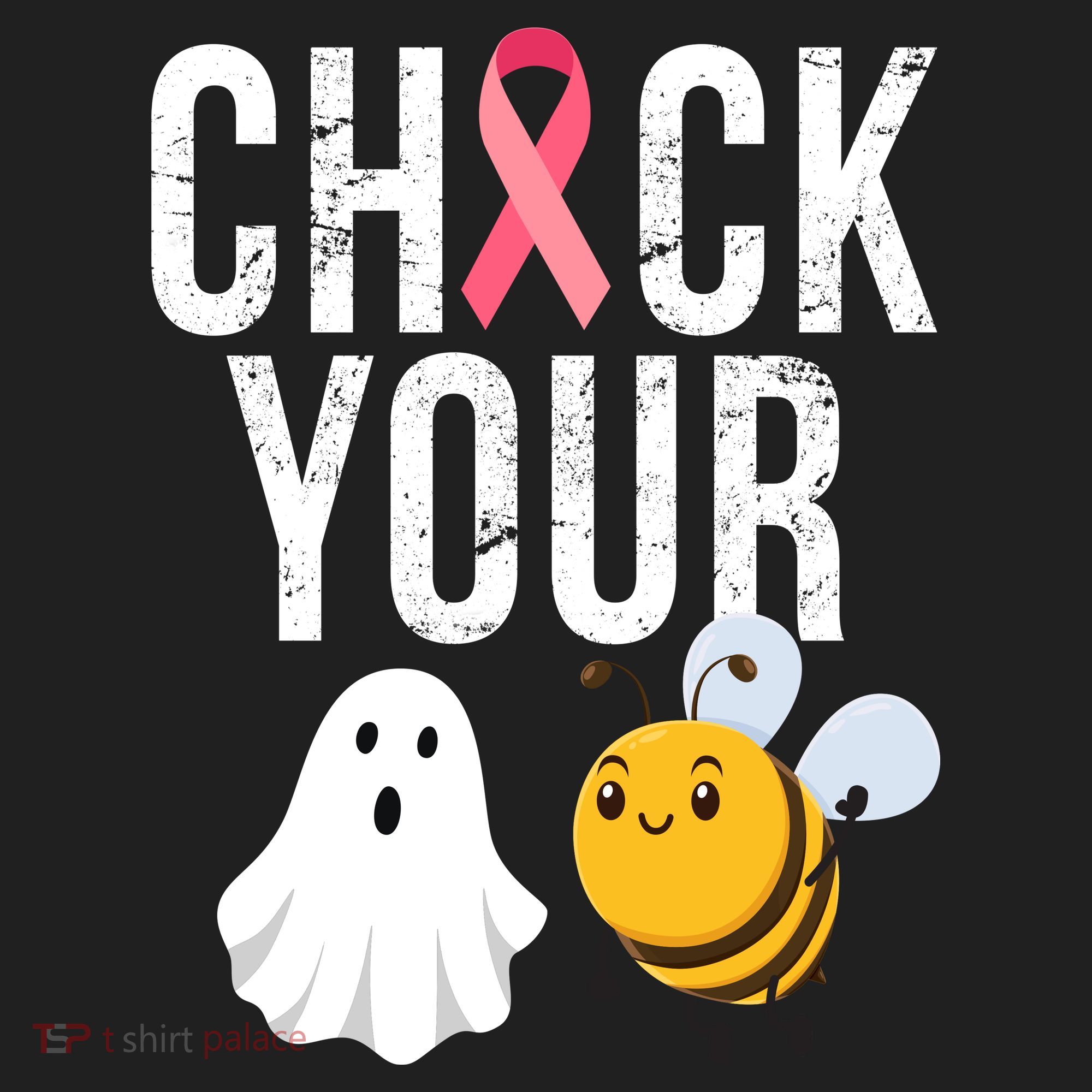 Check Your Boo Bees Breast Cancer Halloween Hat