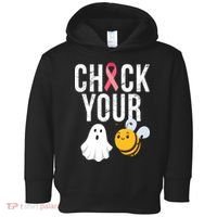 Check Your Boo Bees Breast Cancer Halloween Toddler Hoodie thumb 0