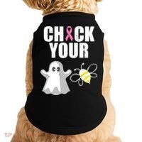 Check Your Boobies Breast Cancer Halloween Doggie Tank thumb 0