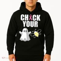 Check Your Boobies Breast Cancer Halloween Hoodie thumb 2