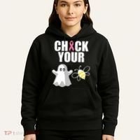 Check Your Boobies Breast Cancer Halloween Hoodie thumb 5