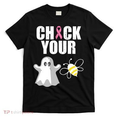 Check Your Boobies Breast Cancer Halloween T-Shirt