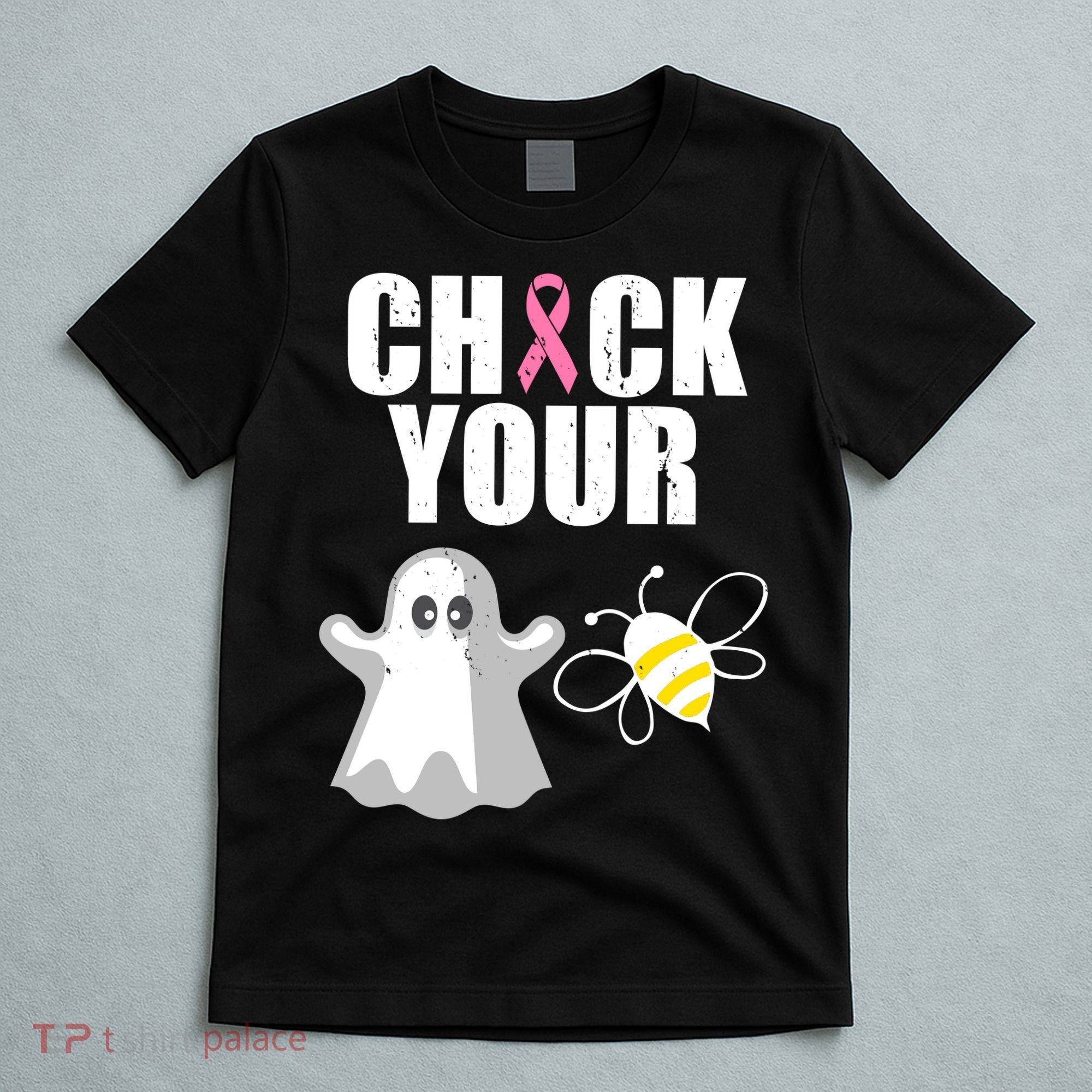 Check Your Boobies Breast Cancer Halloween T-Shirt