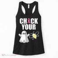 Check Your Boobies Breast Cancer Halloween Women's Tank Top thumb 0