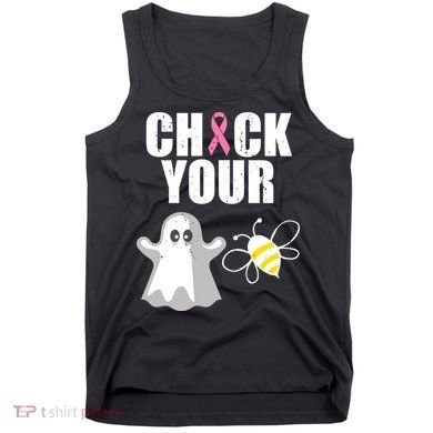 Check Your Boobies Breast Cancer Halloween Tank Top