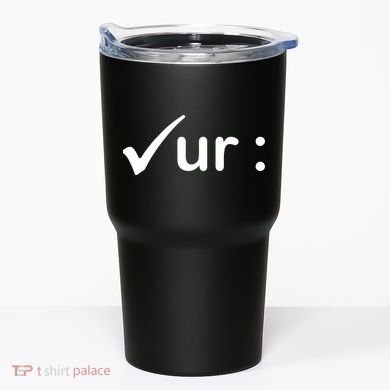 Check Your Colon Cancer Awareness Tumbler