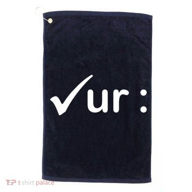 Check Your Colon Cancer Awareness Golf Towel