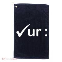 Check Your Colon Cancer Awareness Golf Towel thumb 0