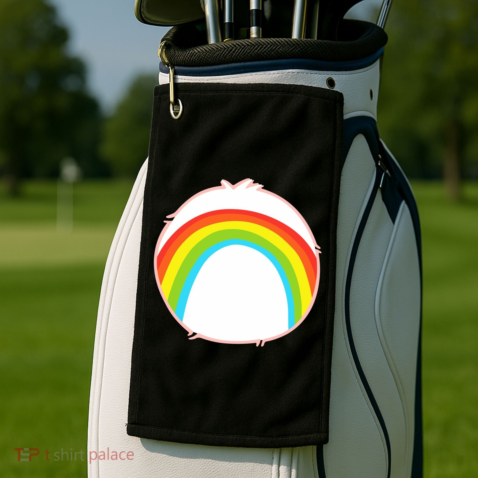 Cheer Bear Halloween Costume Golf Towel