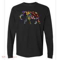 Cheerful Elephant Comfort Colors Heavyweight Long Sleeve T-Shirt thumb 0
