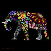 Cheerful Elephant Long Sleeve Shirt thumb 2