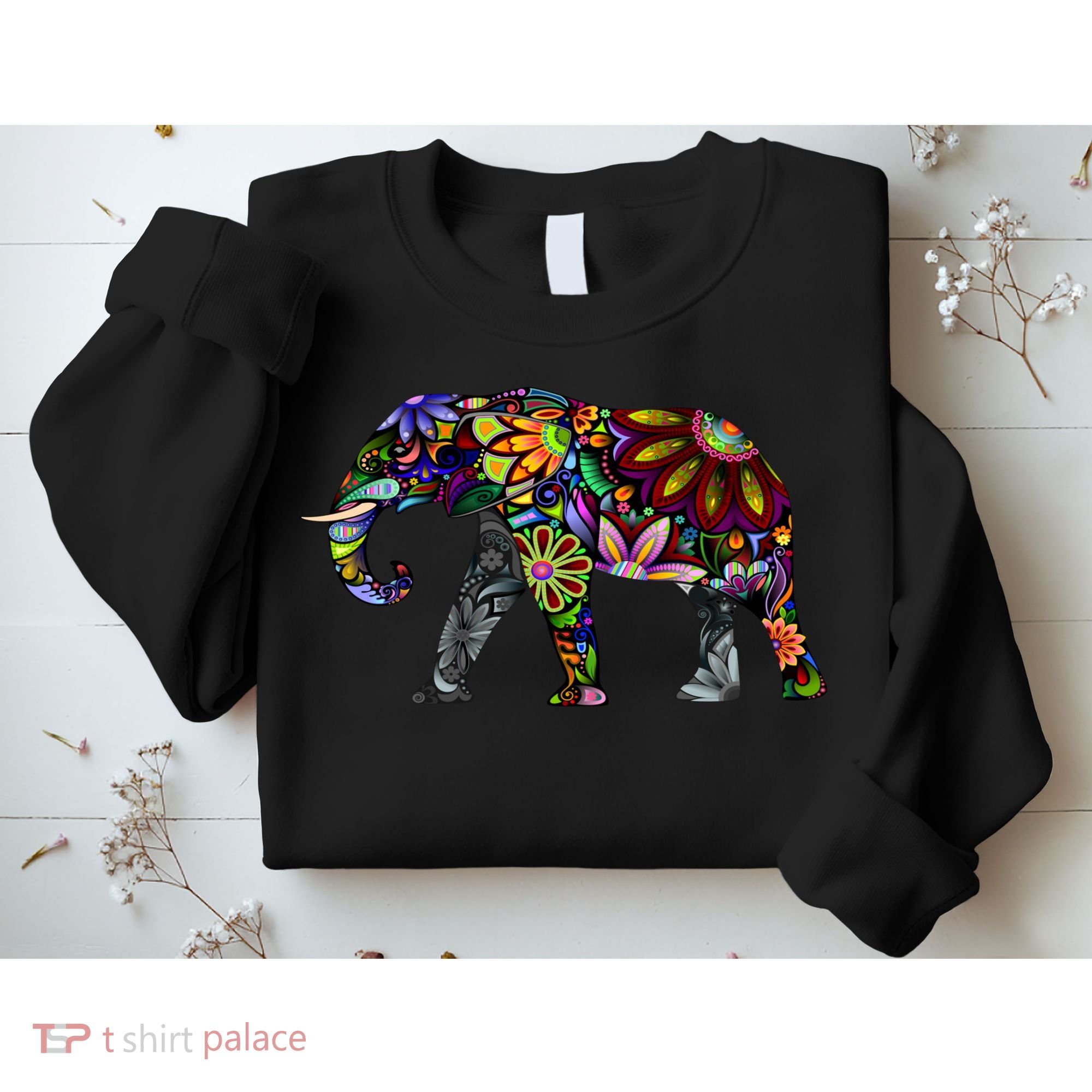 Cheerful Elephant Sweatshirt