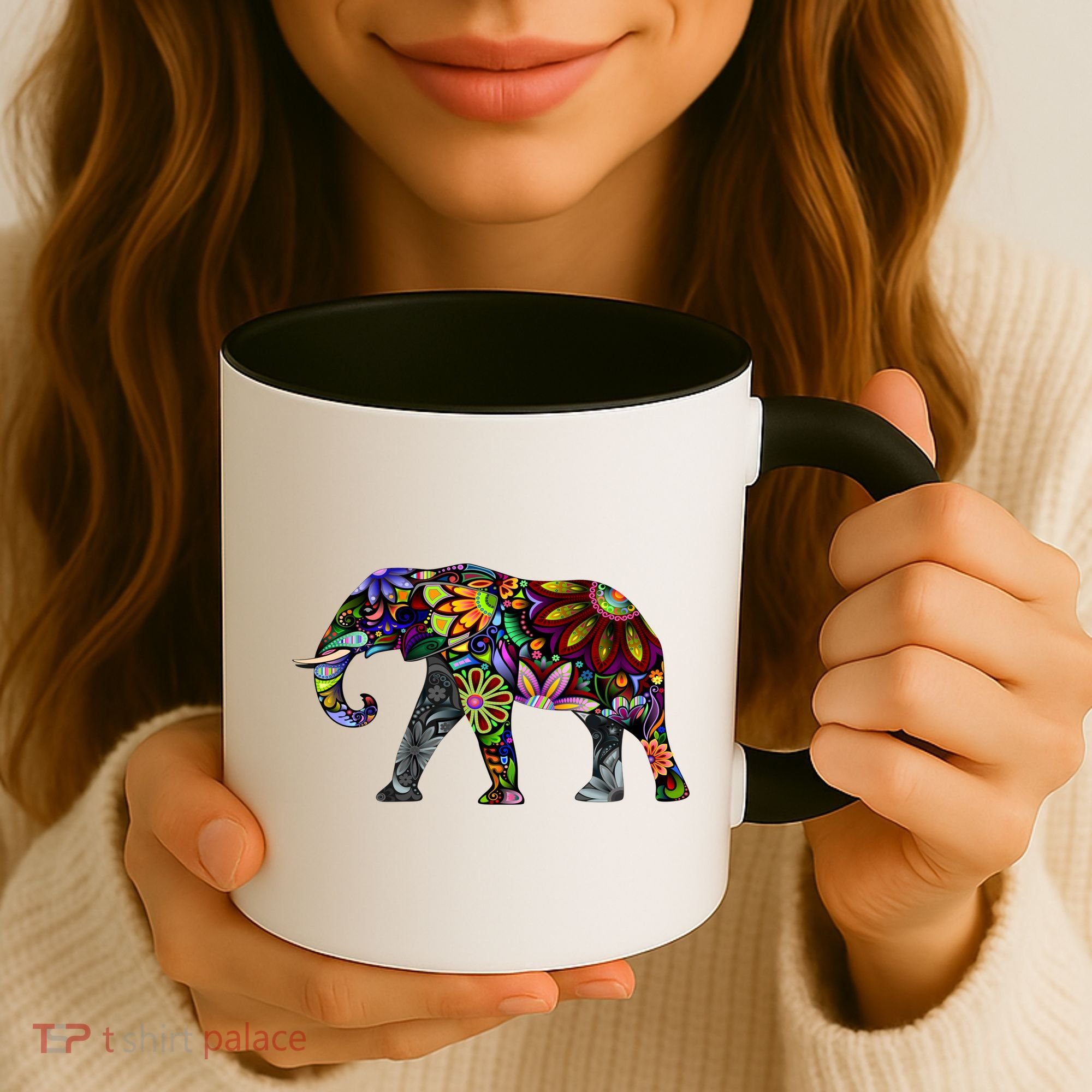 Cheerful Elephant Coffee Mug