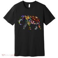 Cheerful Elephant Premium T-Shirt thumb 0