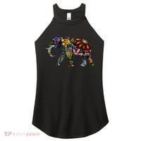 Cheerful Elephant Women's Perfect Tri Rocker Tank thumb 0