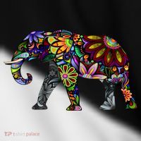 Cheerful Elephant Toddler Fine Jersey T-Shirt thumb 2