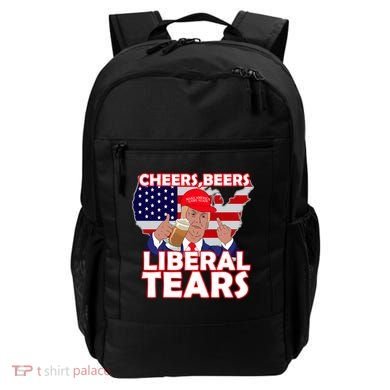 Cheers Beers Liberal Tears Pro Trump Backpack