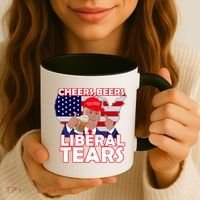 Cheers Beers Liberal Tears Pro Trump Coffee Mug thumb 3