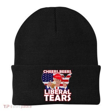 Cheers Beers Liberal Tears Pro Trump Beanie