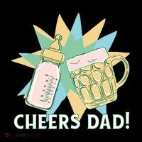 Cheers Dad Bottle And Beer Bucket Hat thumb 4