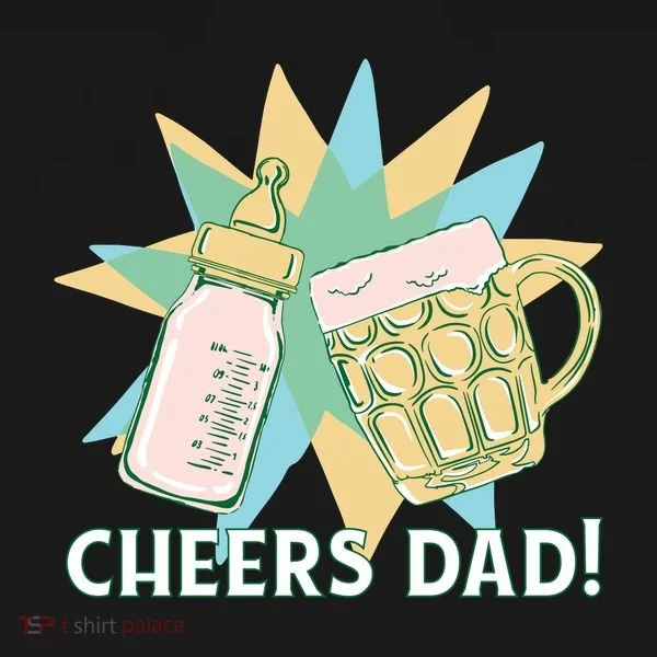 Cheers Dad Bottle And Beer Bucket Hat
