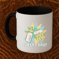 Cheers Dad Bottle And Beer Coffee Mug thumb 2