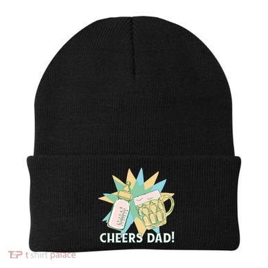 Cheers Dad Bottle And Beer Beanie