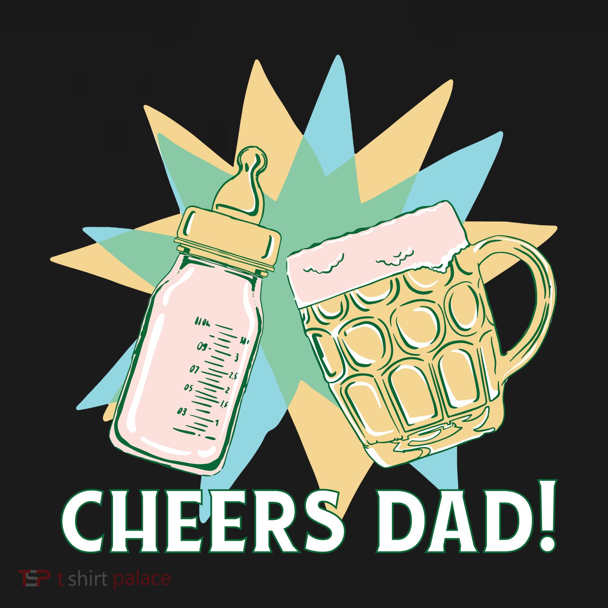 Cheers Dad Bottle And Beer Pajama Set